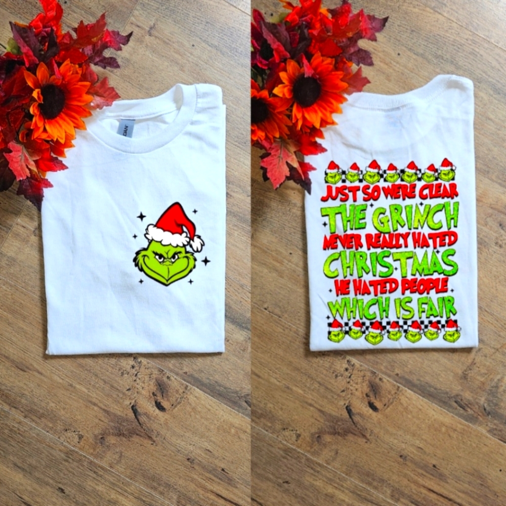 Cute the grinch never hated christmas popular christmas the grinch shirt